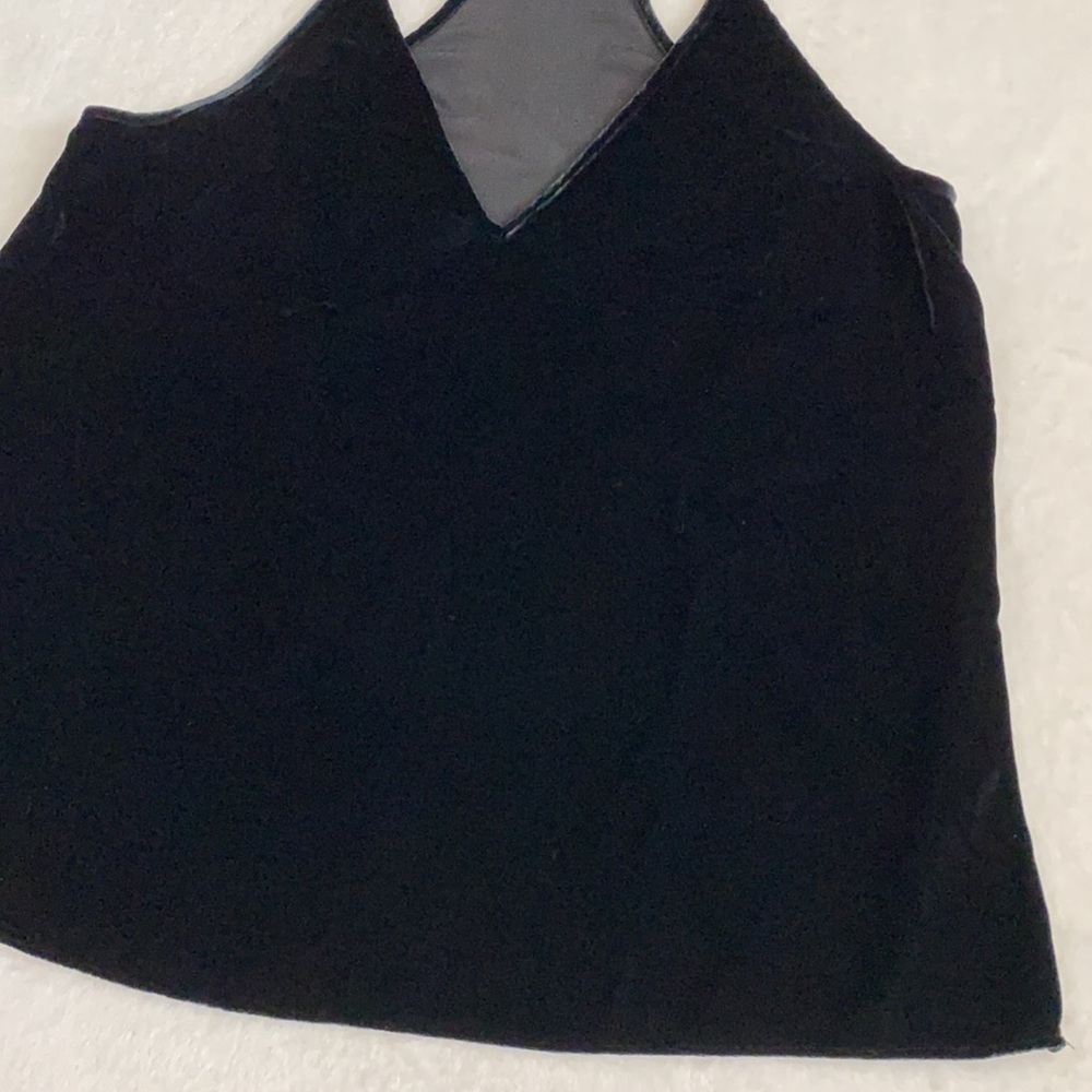 Cami NYC Black Velvet V-Neck Racerback Cami - Picture 5 of 14